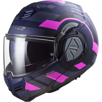 Casque LS2 FF906 ADVANT - VELUM - Bleu / Rose