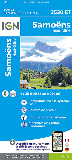 IGN - TOP25 3530ET SAMOENS 1 25 000