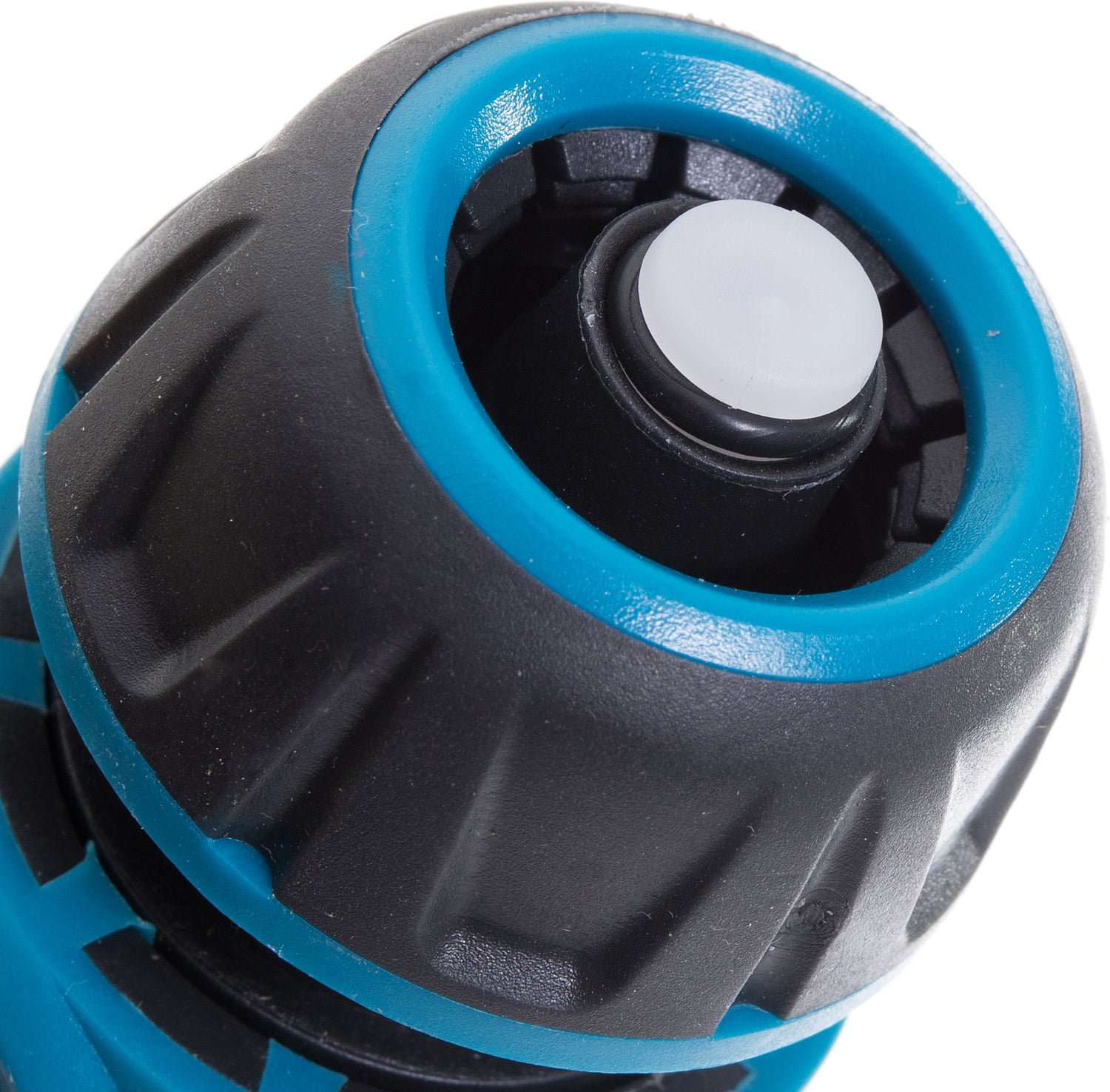 Intratuin koppelstuk met waterstop 1/2 zwart/blauw