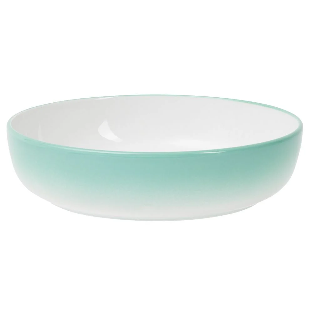 Assiette creuse porcelaine colorée Ø20cm