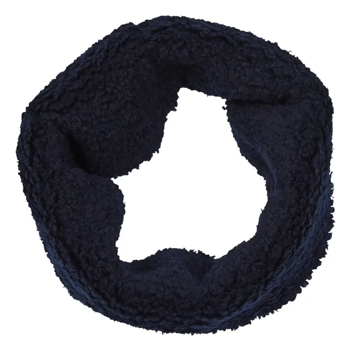 Marlot Paris Snood Façon Fourrure | Bleu marine