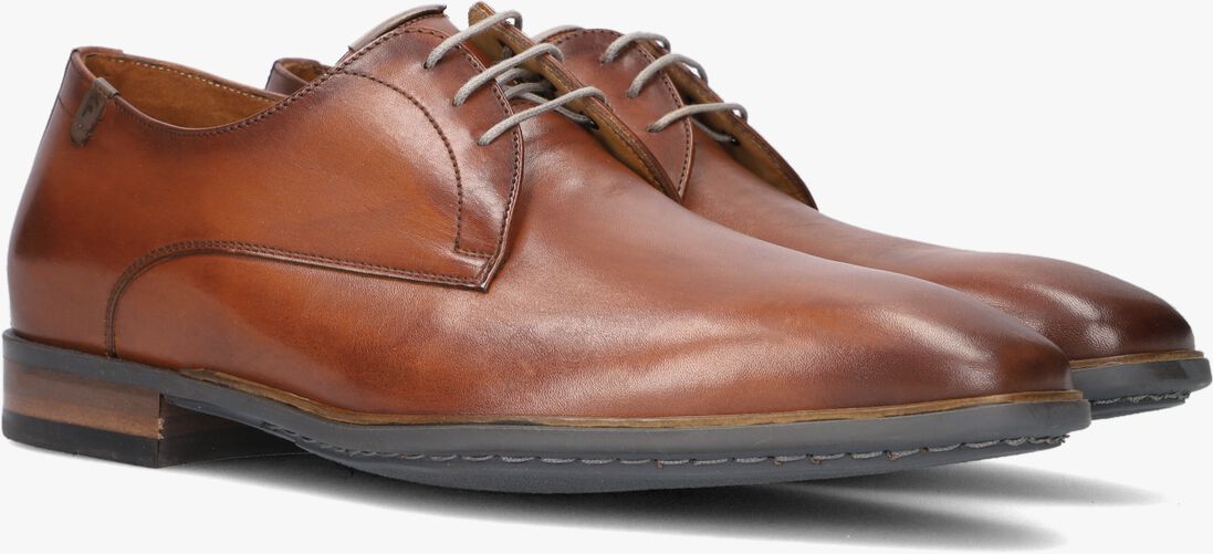 FLORIS VAN BOMMEL cognac floris van bommel nette schoenen sfm-30295