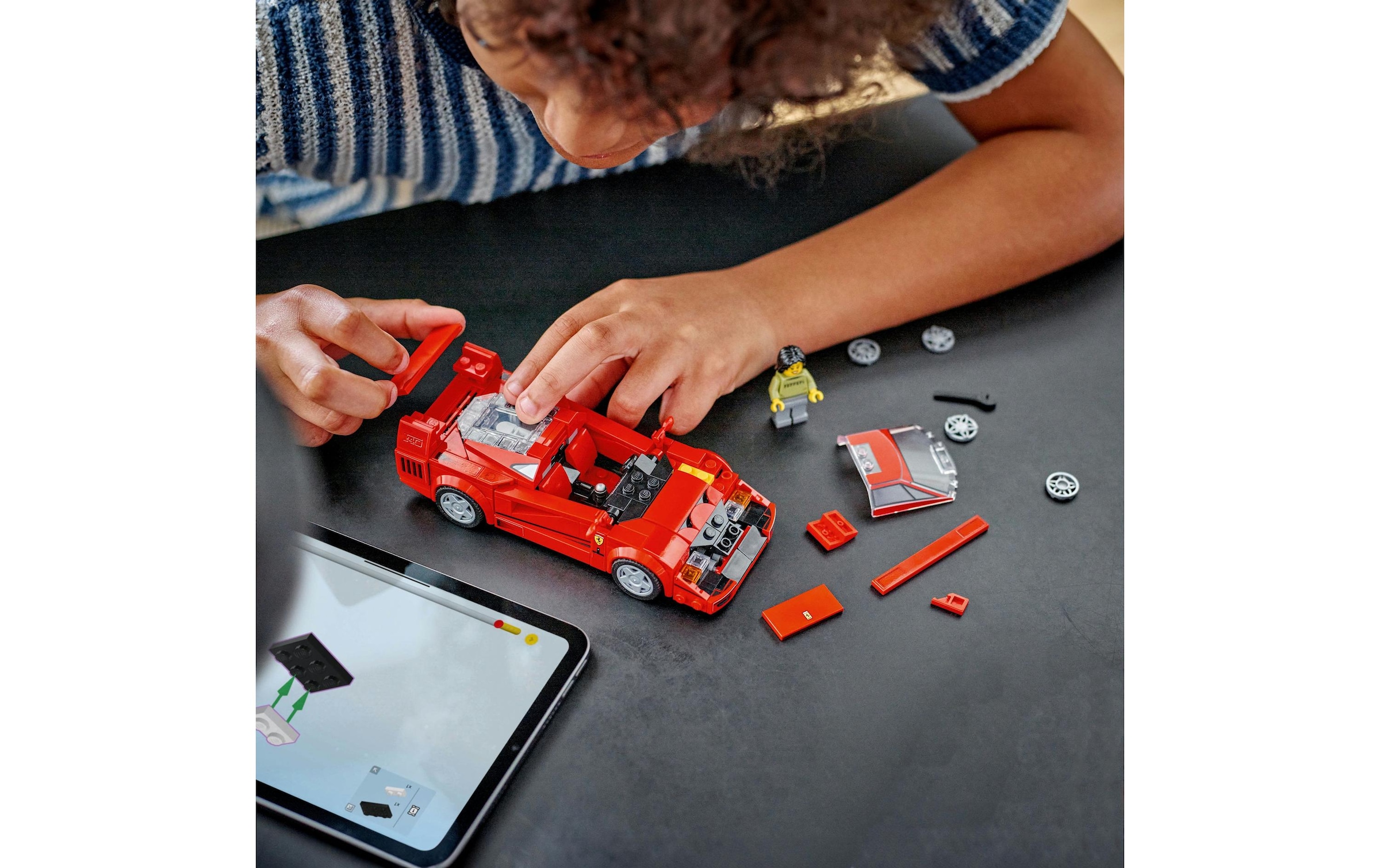 LEGO® Konstruktionsspielsteine »Speed Champions Ferrari F40 Supersportwagen 76934«