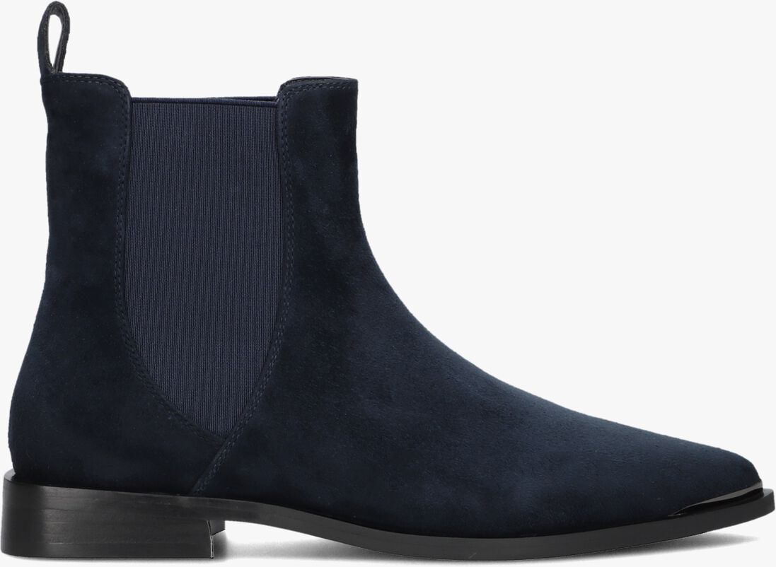 blauwe stefano lauran chelsea boots pe2061