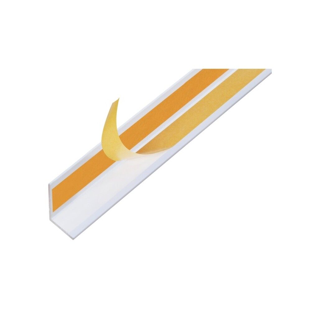 VINKELPROFIL GAH ALBERTS PVC SELVKLEBENDE 30X30X1,1MM 2,6M
