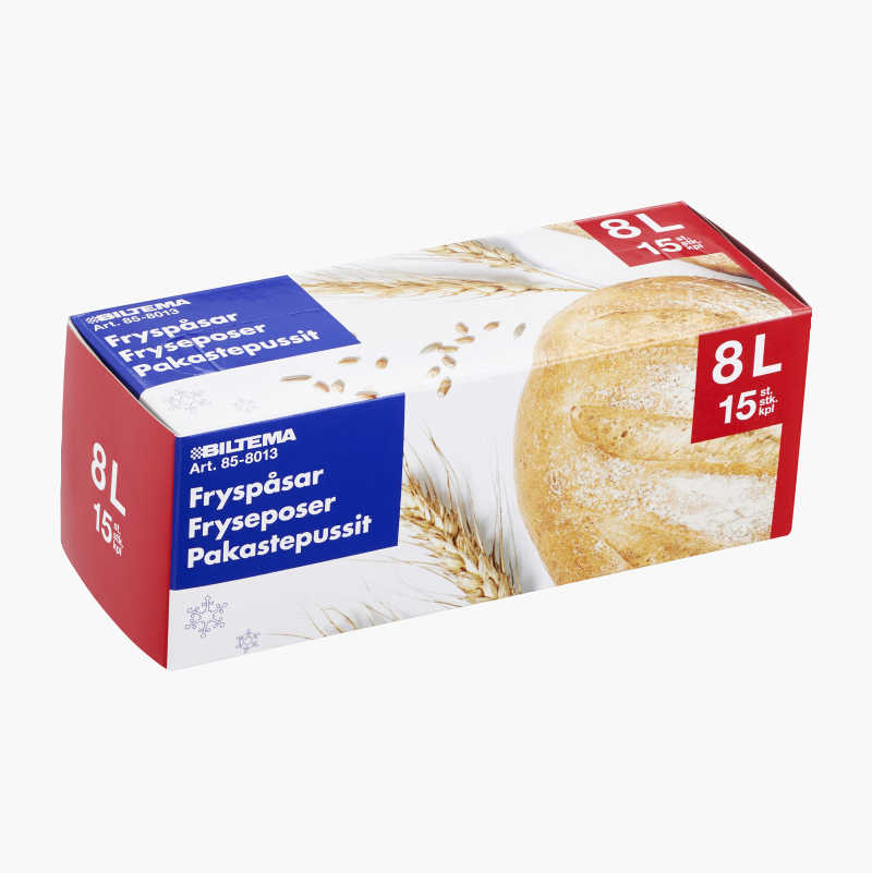 Fryseposer, 2 liter, 40-pk.