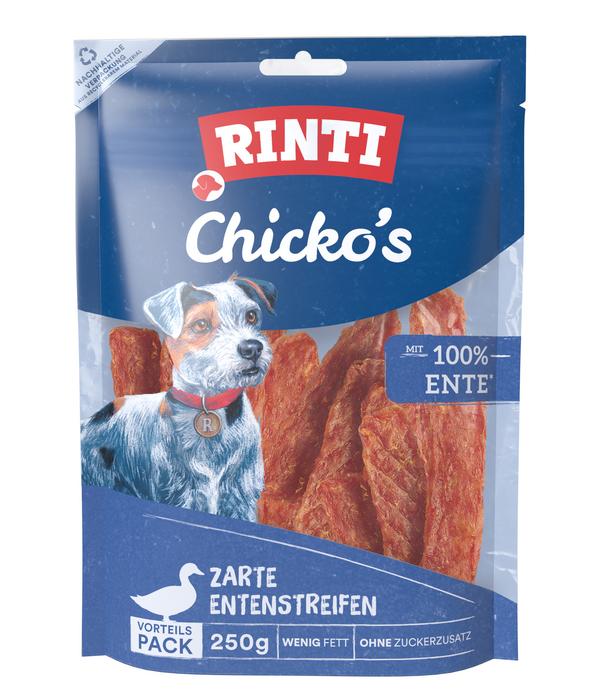 Rinti Hundesnack Chicko's Zarte Entenstreifen,