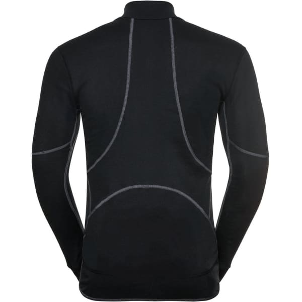 T-shirt thermique ODLO T-SHIRT ML 1/2 ZIP X-WARM BLACK