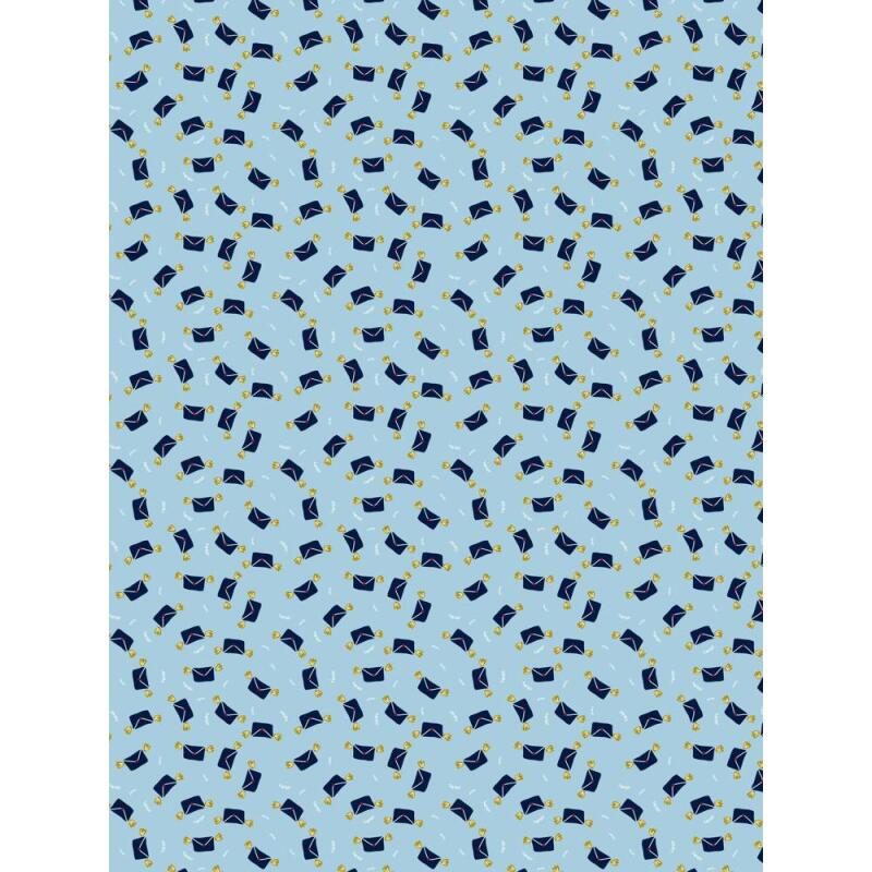 823 - Pochette 20 feuilles Décopatch Texture - Bleu