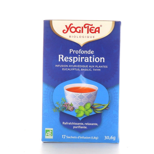 Tisane ayurvédique Profonde Respiration Yogi Tea
