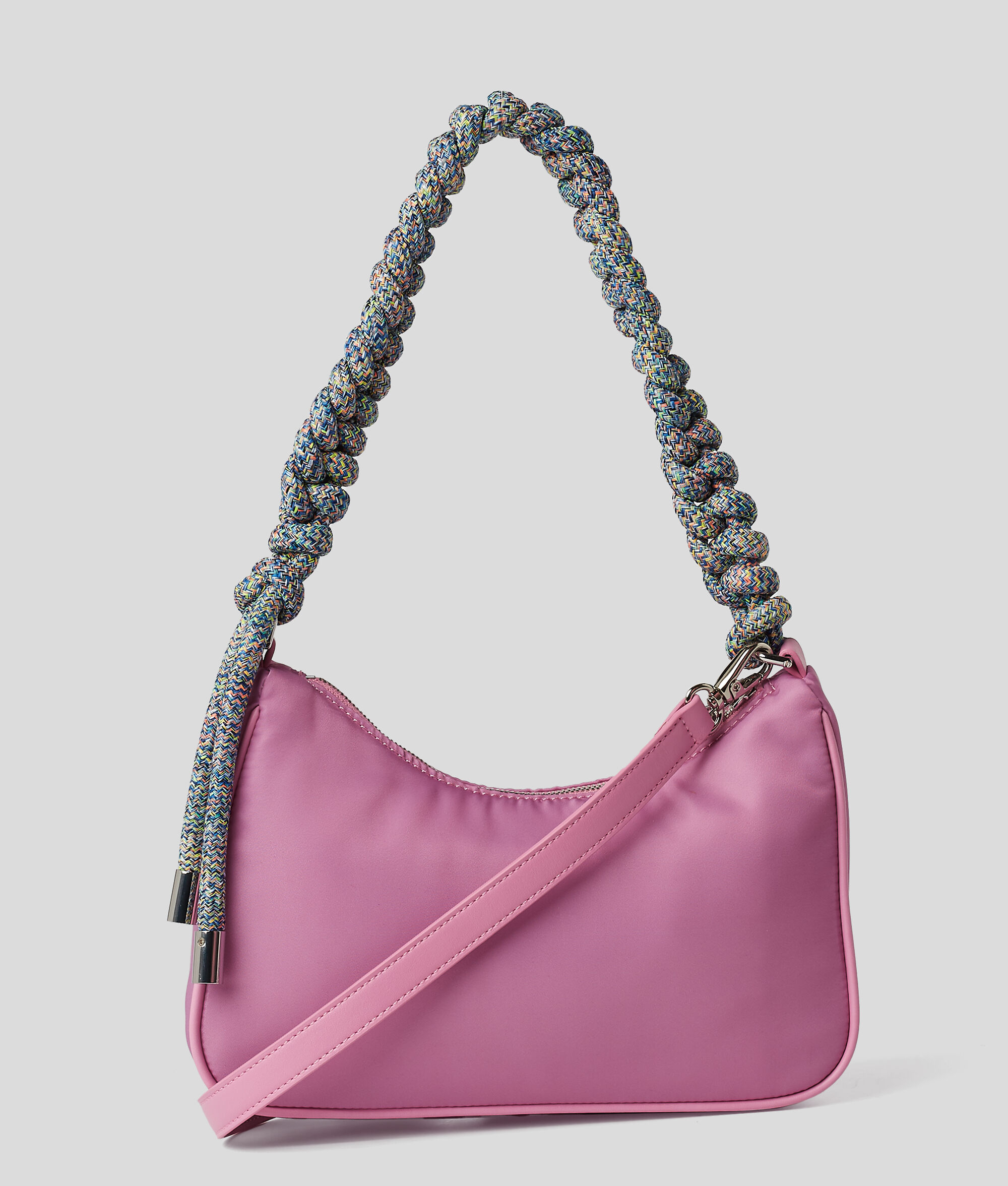 Petit sac porté épaule KLJ avec sangle tressée