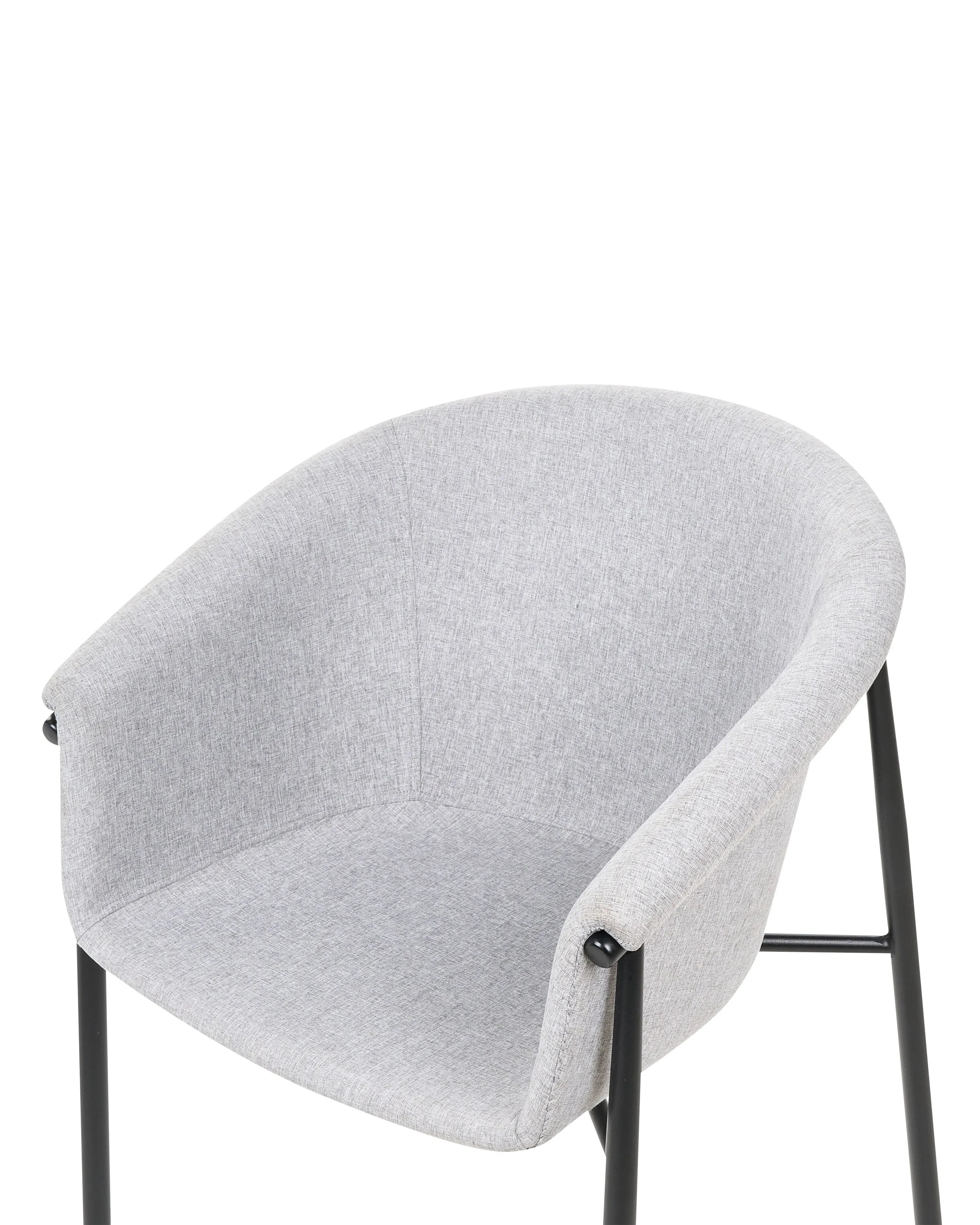 Set van 2 eetkamerstoelen AMES Lichtgrijs