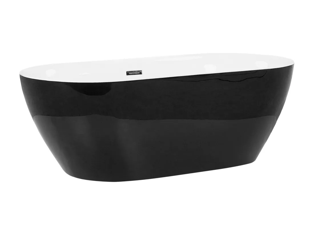 Baignoire îlot noire 180 x 80 cm CARRERA