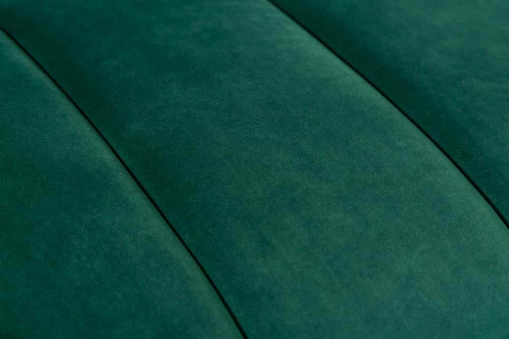 Design 3-Sitzer Sofa NOBLESSE 225cm smaragdgrün Samt Federkern goldene Metallfüße