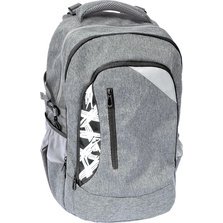 Sac à dos scolaire X-Style, gris/noir