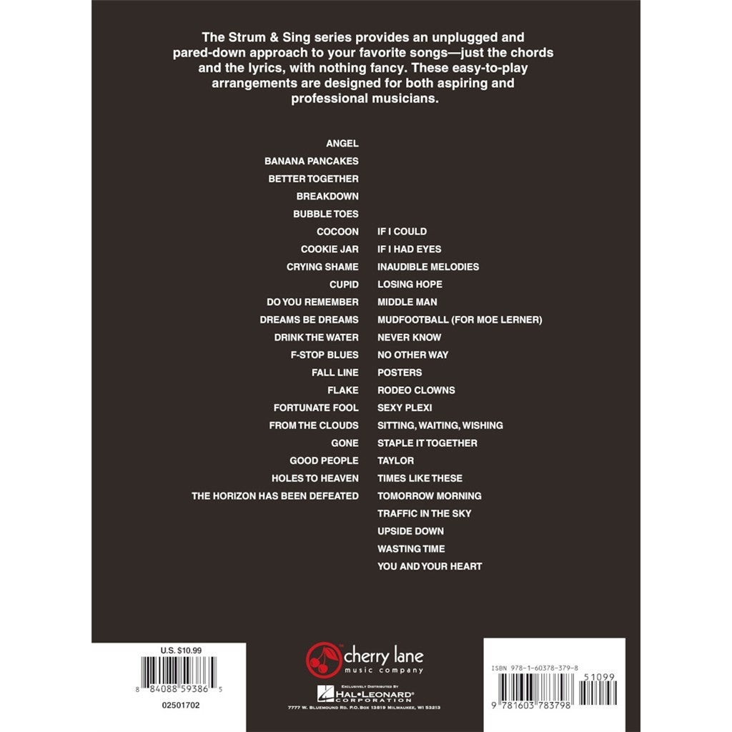 Hal Leonard Jack Johnson Strum & Sing songboek voor ukelele