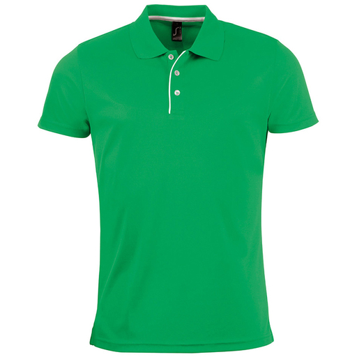 Camisa polo esportiva de manga curta Sols Premium Quality 100% poliéster