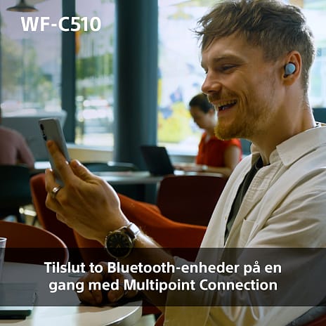 Sony WF-C510 trådløse in-ear høretelefoner - gul
