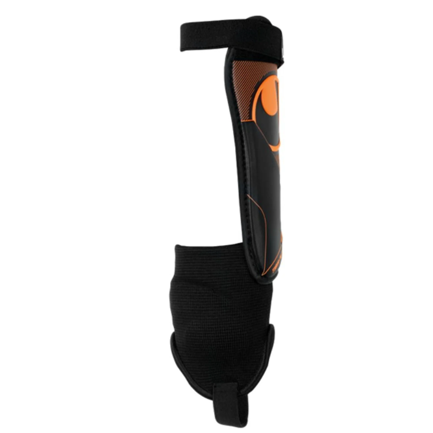 Uhlsport Tibia Plate Pro Scheenbeschermers Zwart Feloranje