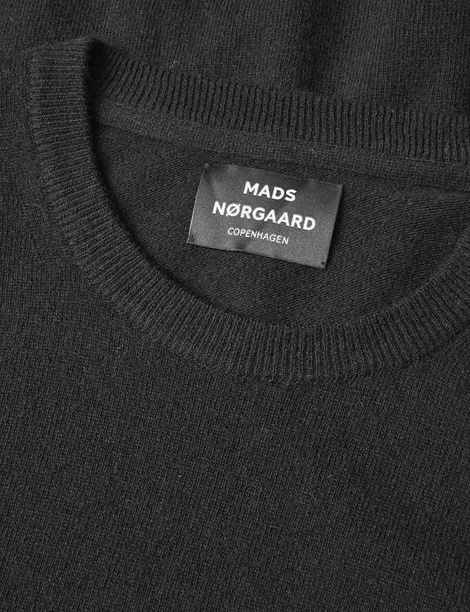 Mads Nørgaard - Copenhagen Eco Wool Karsten Knit Sort