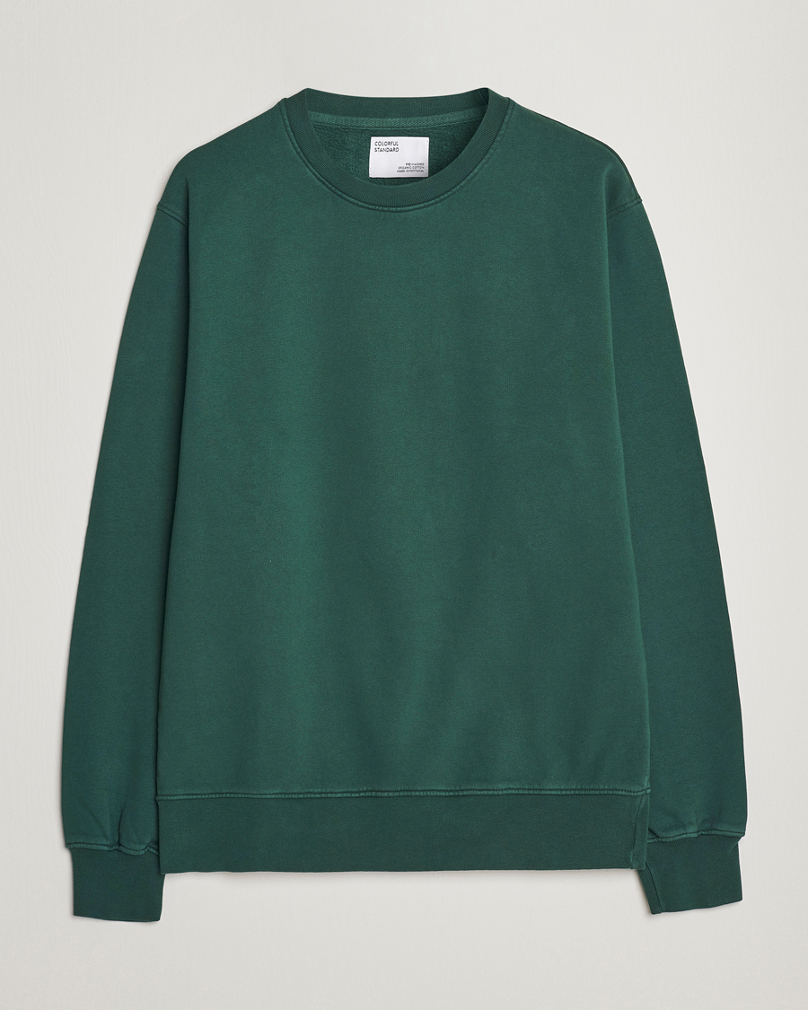 Colorful Standard Classic Organic Crew Neck Sweat Emerald Green