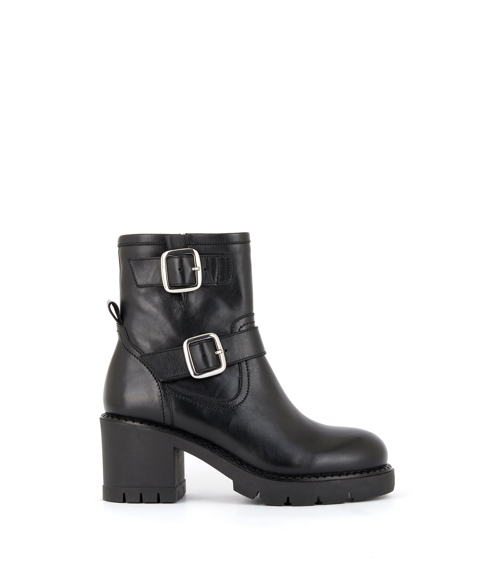Boots cuir noir Dores