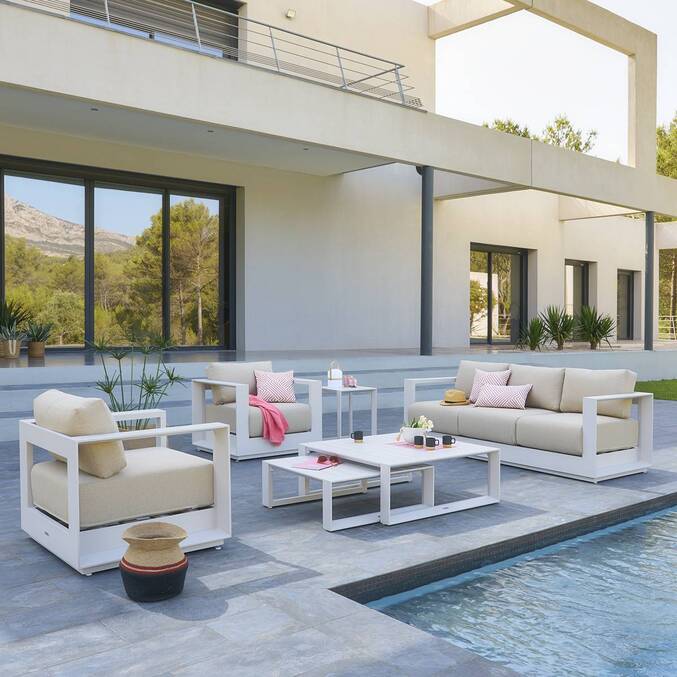 Salon de jardin rotatif ALLURE Avoine