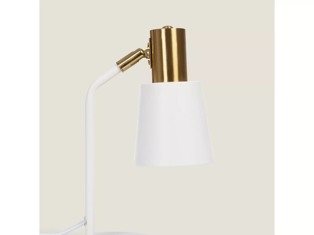Lampe de Bureau Flex Métal Tatlin Blanc