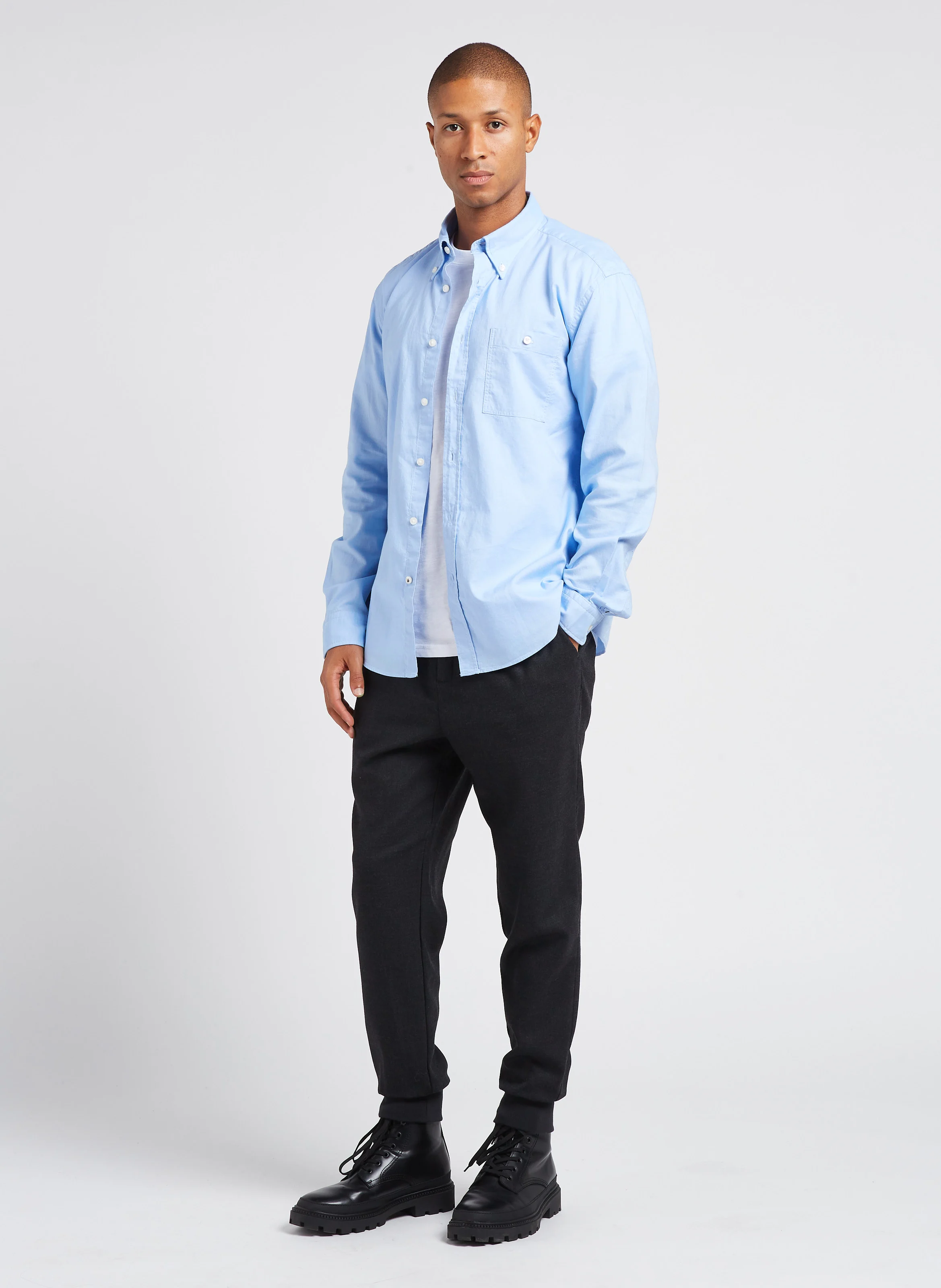 Pantalon jogging relaxed slim-fit| Noir