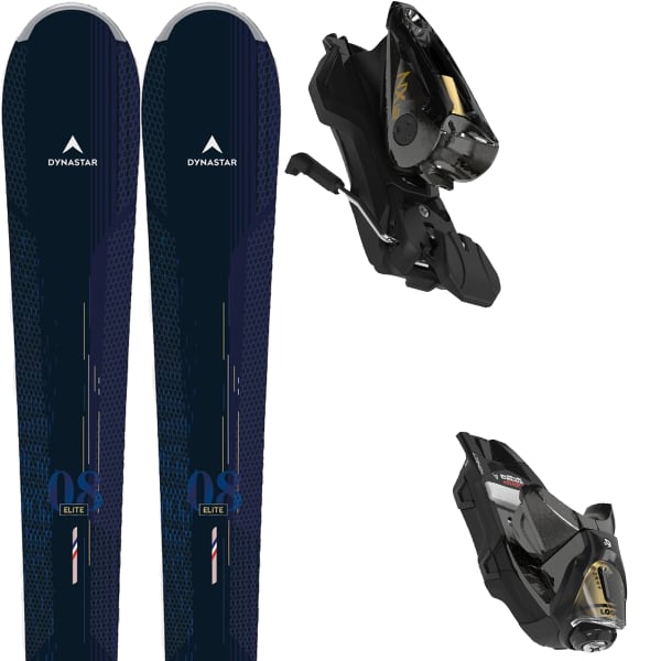Pack ski DYNASTAR E LITE 8 KONECT + NX 12 KONECT GW B80 BLACK GOLD