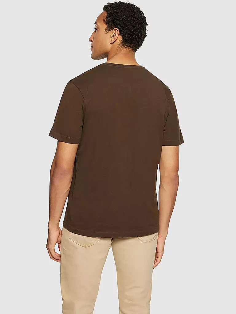 KNOWLEDGE COTTON APPAREL T-Shirt ALDER braun