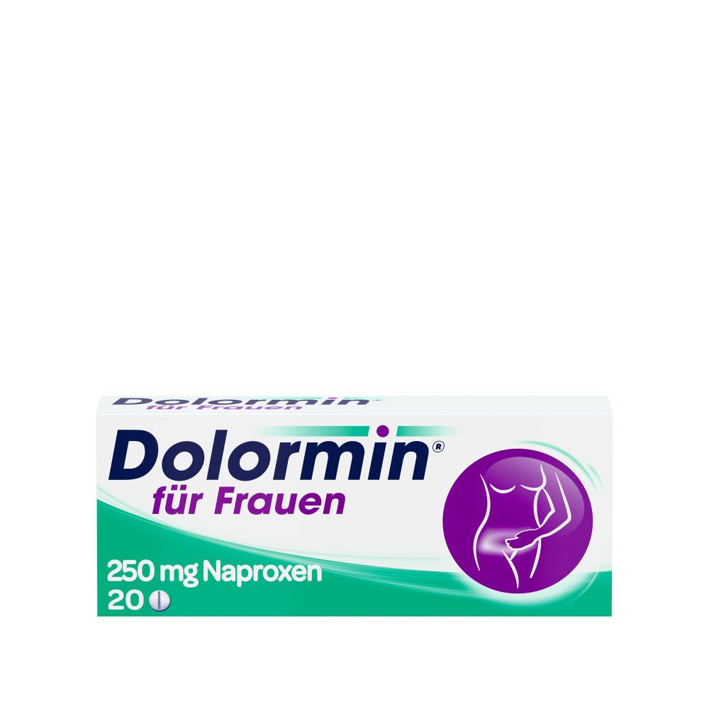 Dolormin für Frauen bei Menstruationsbeschwerden mit Naproxen