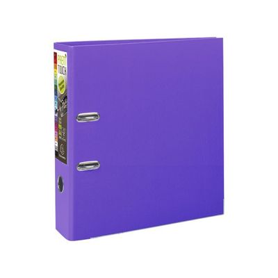 Exacompta Prem'Touch - Classeur à levier - Dos 80 mm - A4 Maxi - pour 715 feuilles - violet