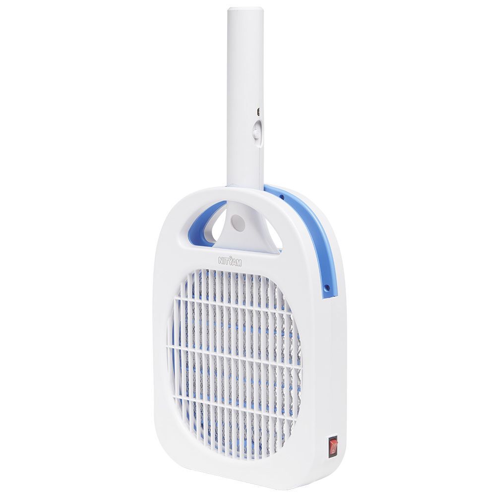 Raquette destructeur 2en1 moustiques et mouches rechargeable