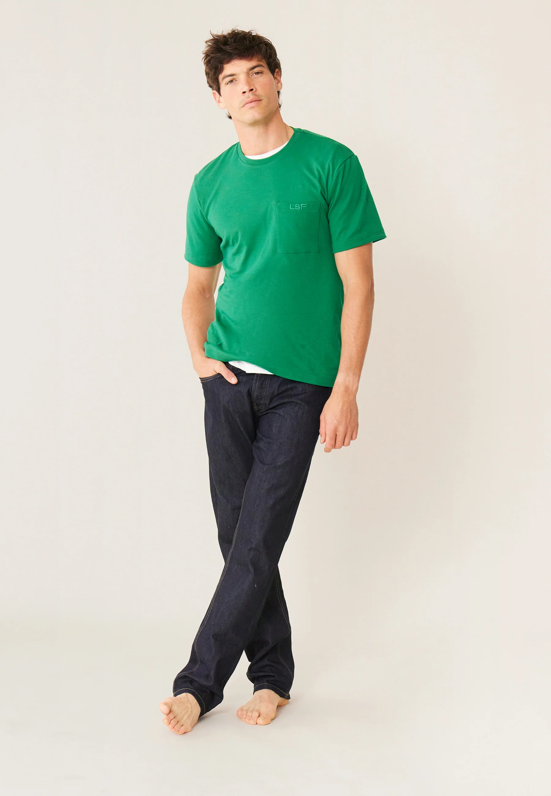 T-shirt Homme en coton-Sasha Epicéa