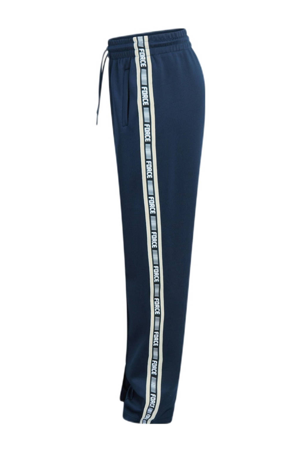 Shoeby joggingbroek donkerblauw/wit