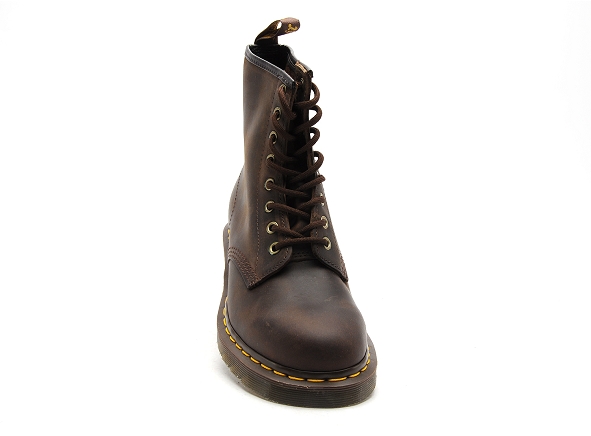 Dr martens boots bottine plates femme 1460 gaucho marron