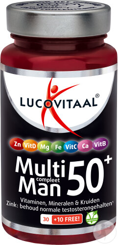 Lucovitaal Multi Complete Homme 50+ 40 Comprimés