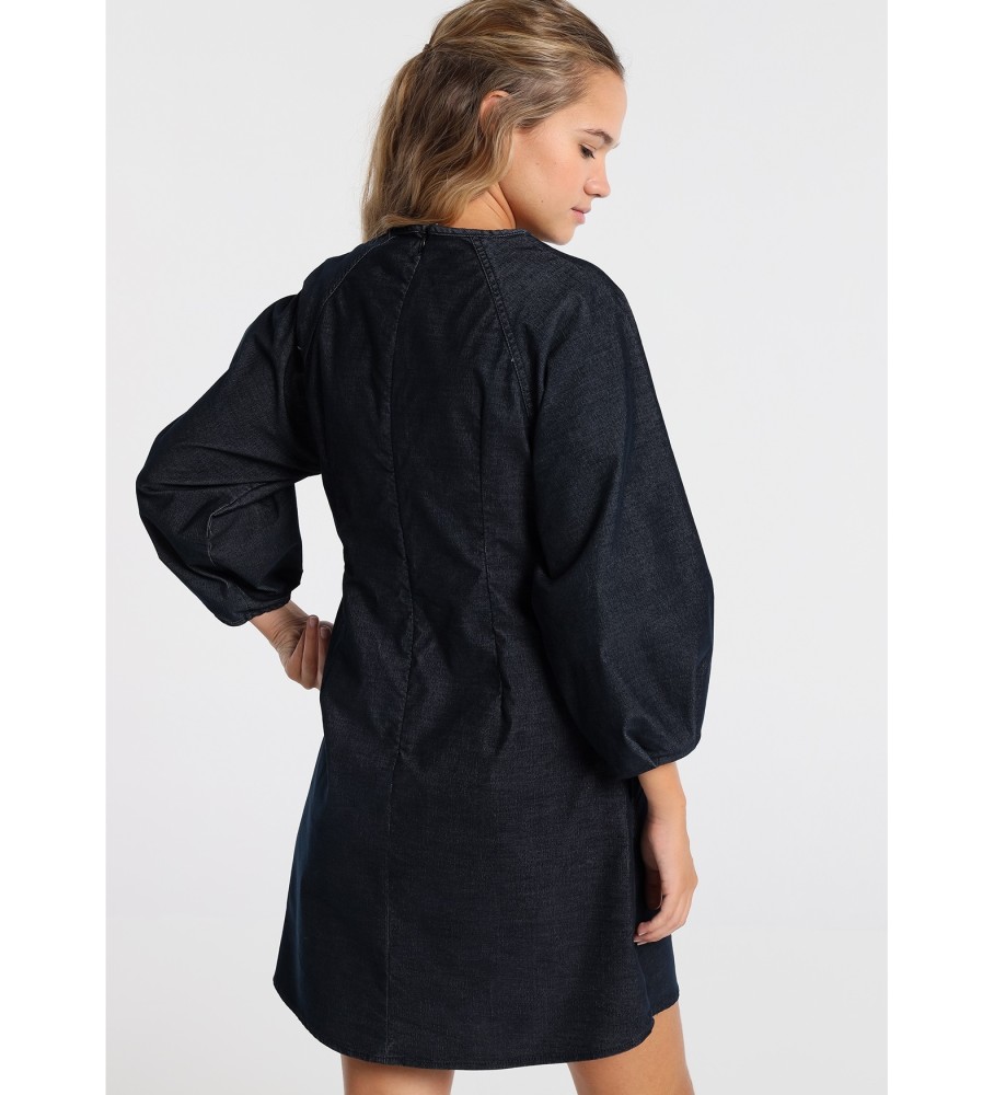Vestido Lois Micro Corduroy com Manga Rangla