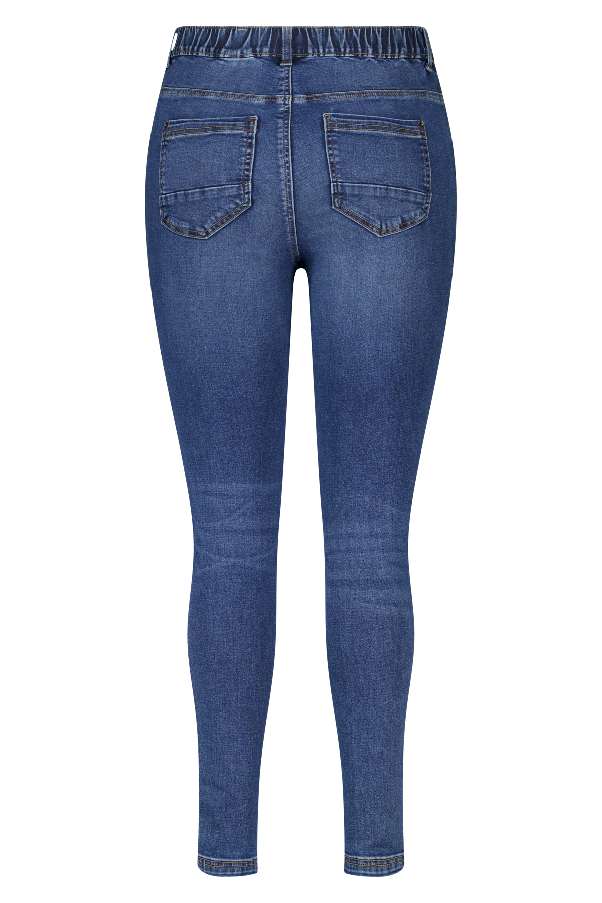 Tregging met denim look Dark Denim