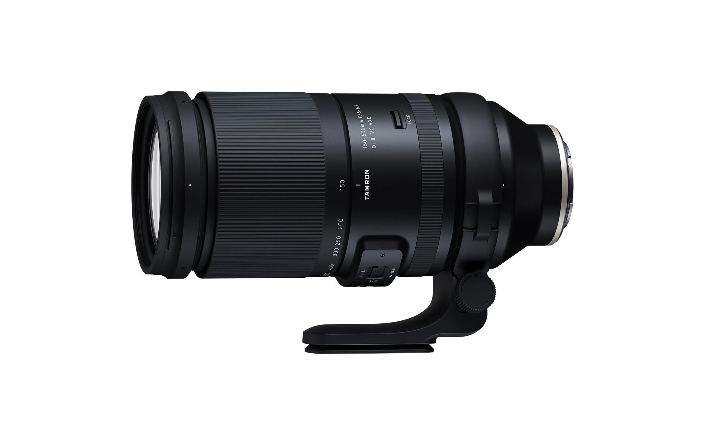 Zoomobjektiv AF 150-500mm f /5-6.7 Di III VC VXD E-Mount<br>Kompaktes Ultra-Telezoomobjektiv für spiegellose Vollformatkameras mit Sony-E-Bajonett