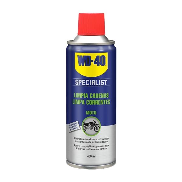 WD-40 Limpa Correntes Specialist Motorbike 400ml 34138