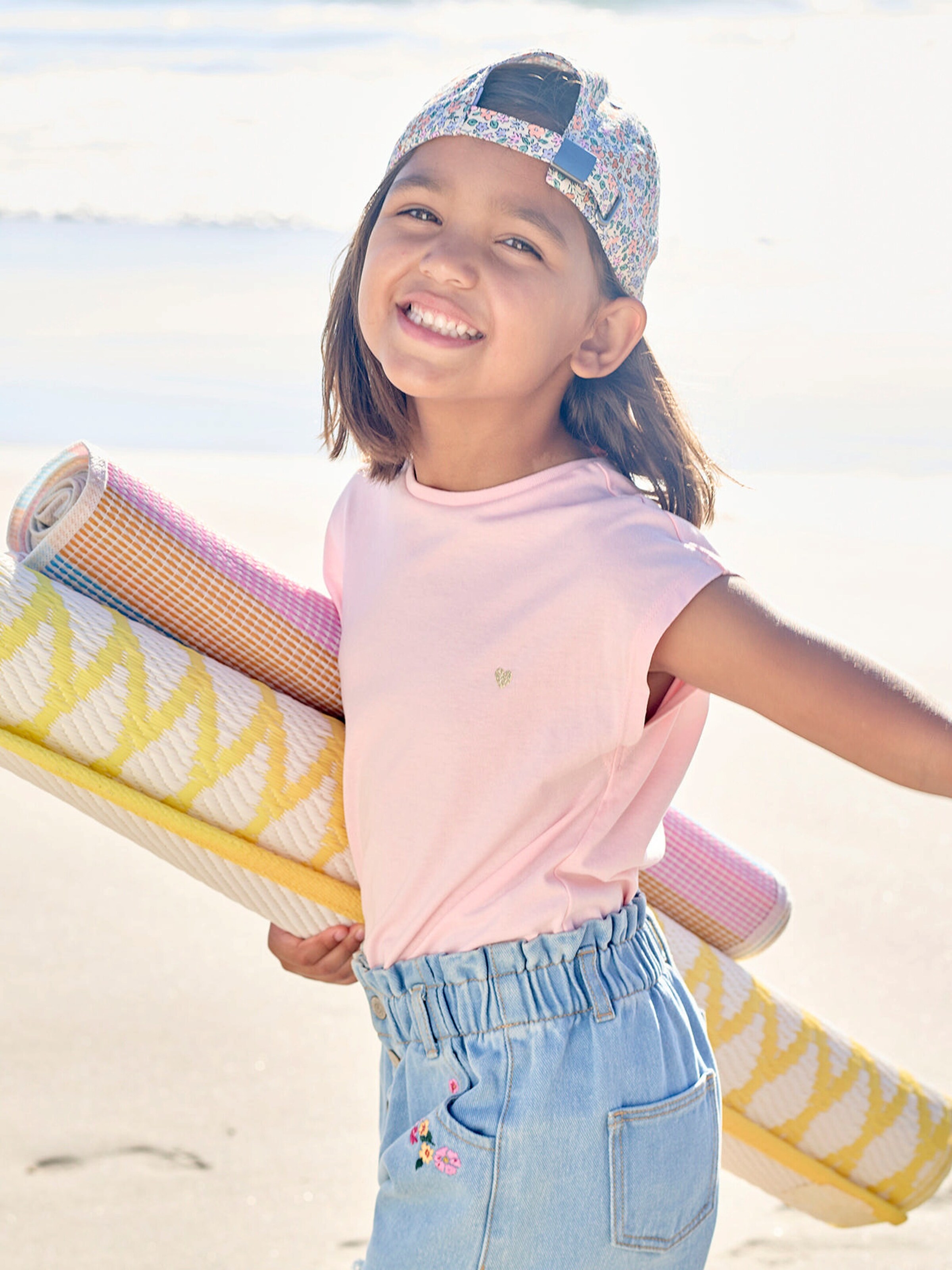 Vertbaudet Mädchen T-Shirt BASIC bonbon rosa