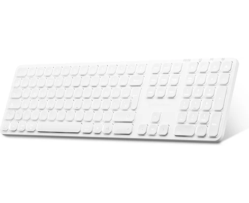 Andersson WSK-3000 White - Wireless Keyboard 2.4G BT Backlit