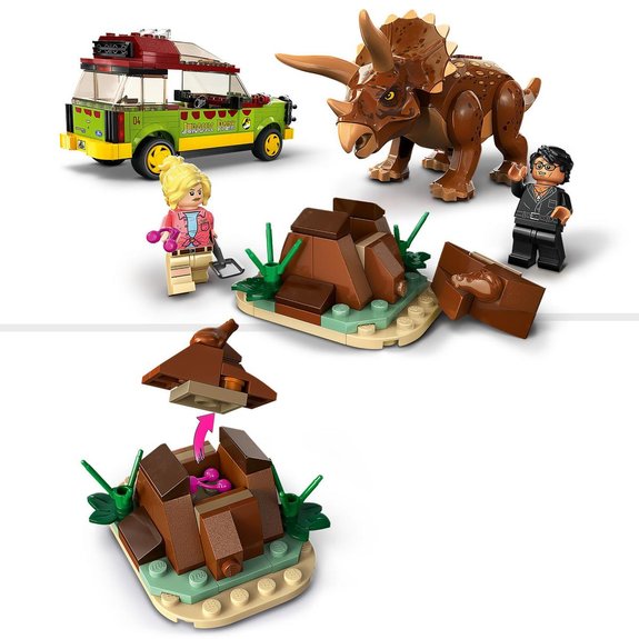 A la recherche du tricératops Lego Jurassic Park 76959