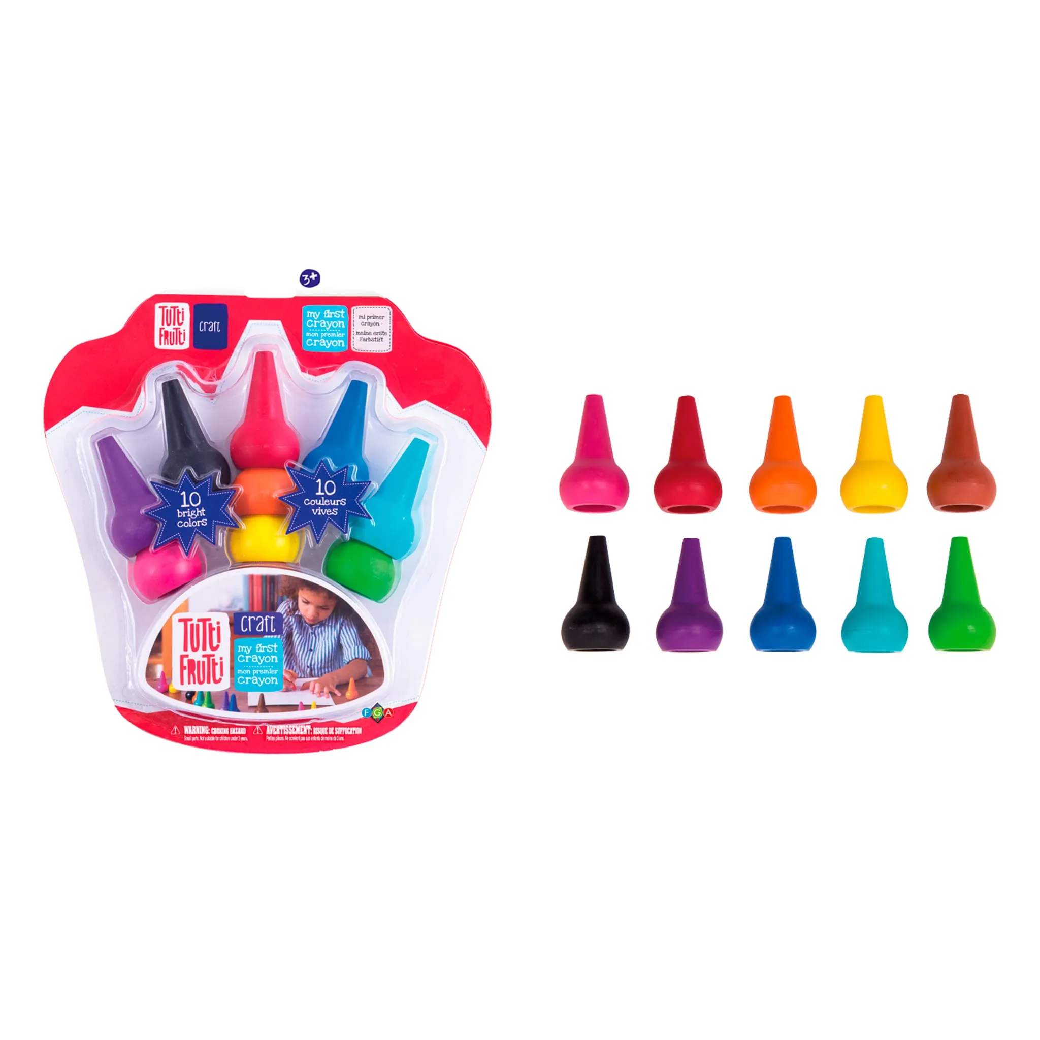 Tutti Frutti Premier Crayons à Doigt (10)