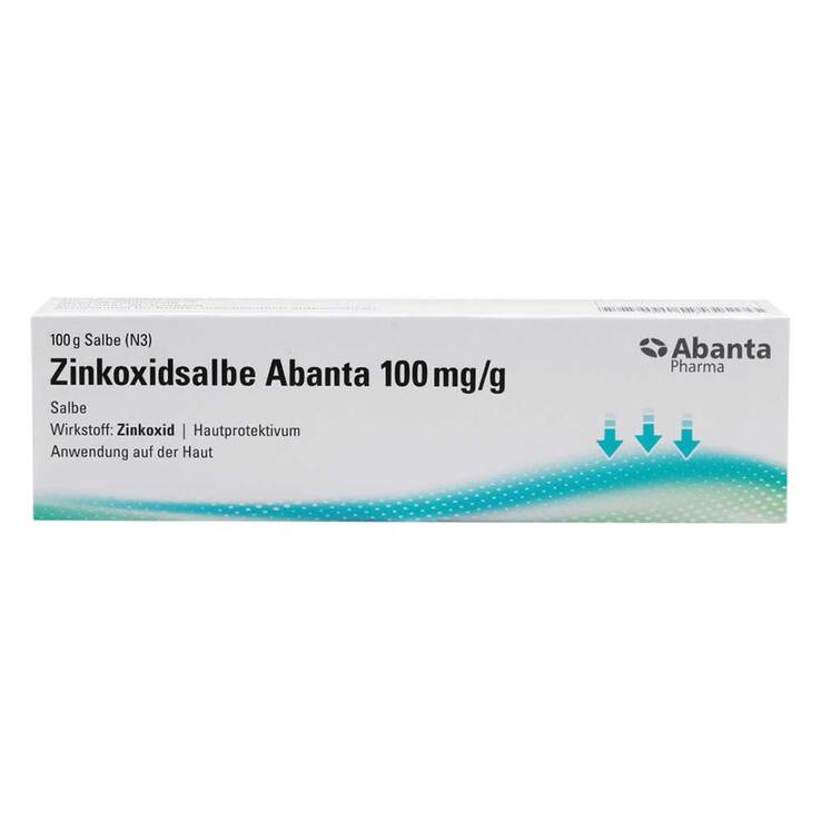 Zinkoxidsalbe Abanta 100 mg / g, 100 g