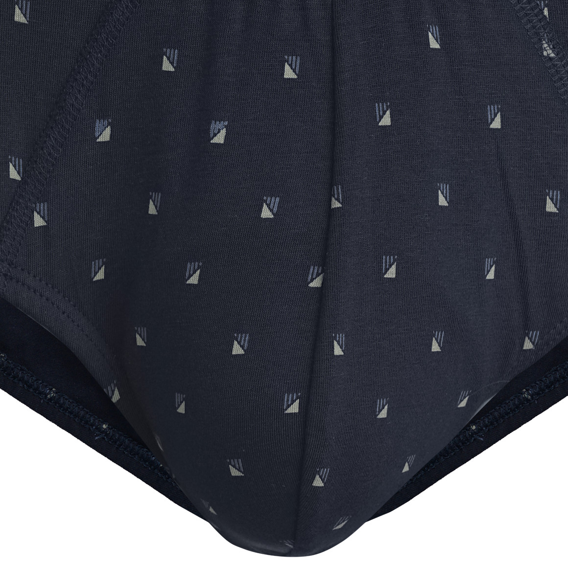 VanVaan Herren Slip mit Allover-Muster dunkelblau