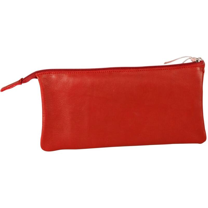 Ruby DAIM Pochette 2 compartiments 22x11 cm Rouge brillant