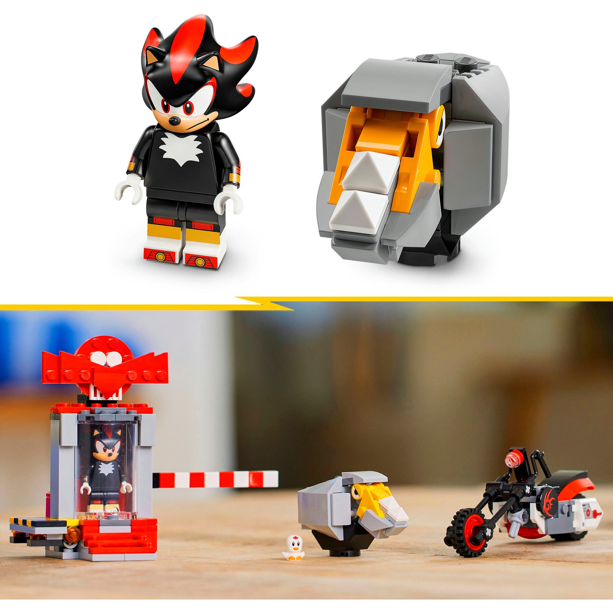 LEGO Konstruktionsspielzeug Sonic the Hedgehog Shadow the Hedgehog Flucht